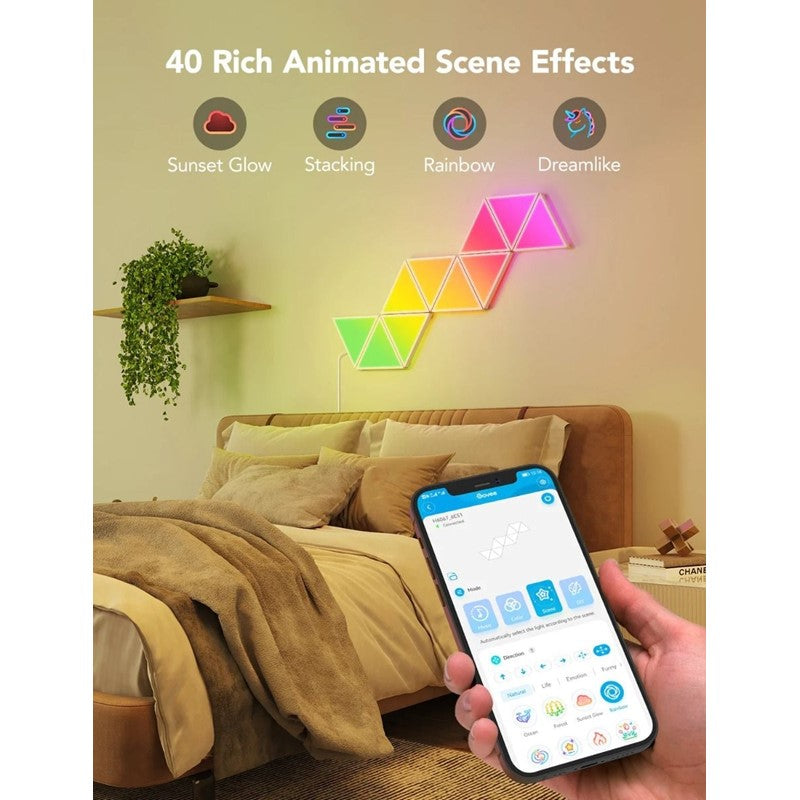 Govee Glide Tri-angle Light Panels 10PCS - H6067 Govee Glide Tri-angle Light Panels 10PCS - H6067